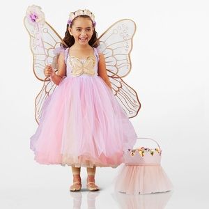 Pottery Barn Kids Lavender Butterfly Fairy Halloween Costume